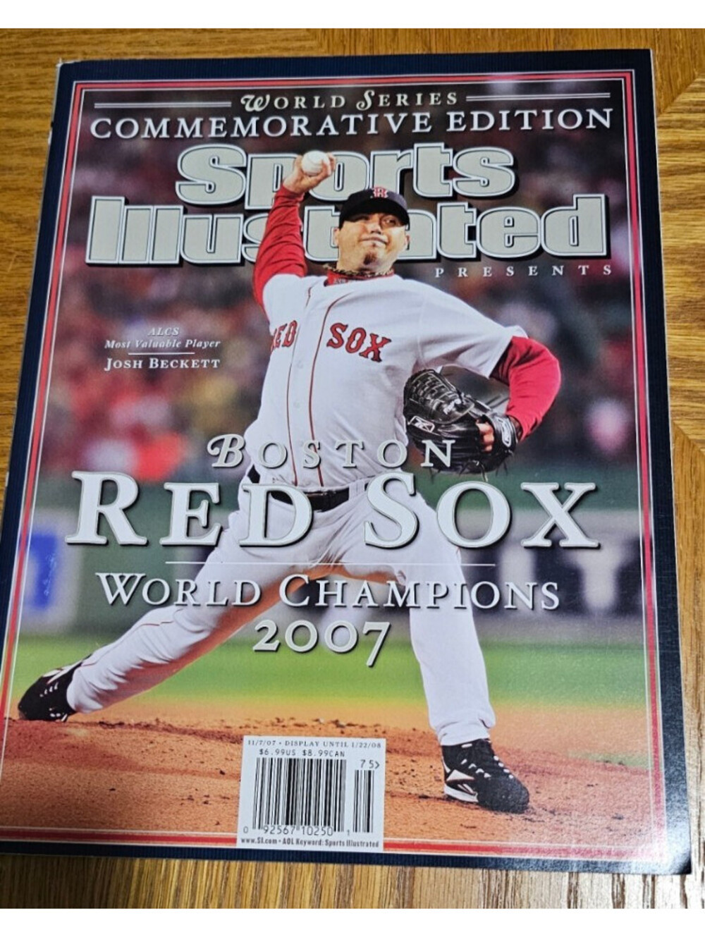 2007 Boston Red Sox World Series Champs Commemorative Edition Sports Illustrated